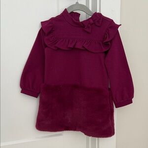 Janie and Jack Burgundy Formal Dress